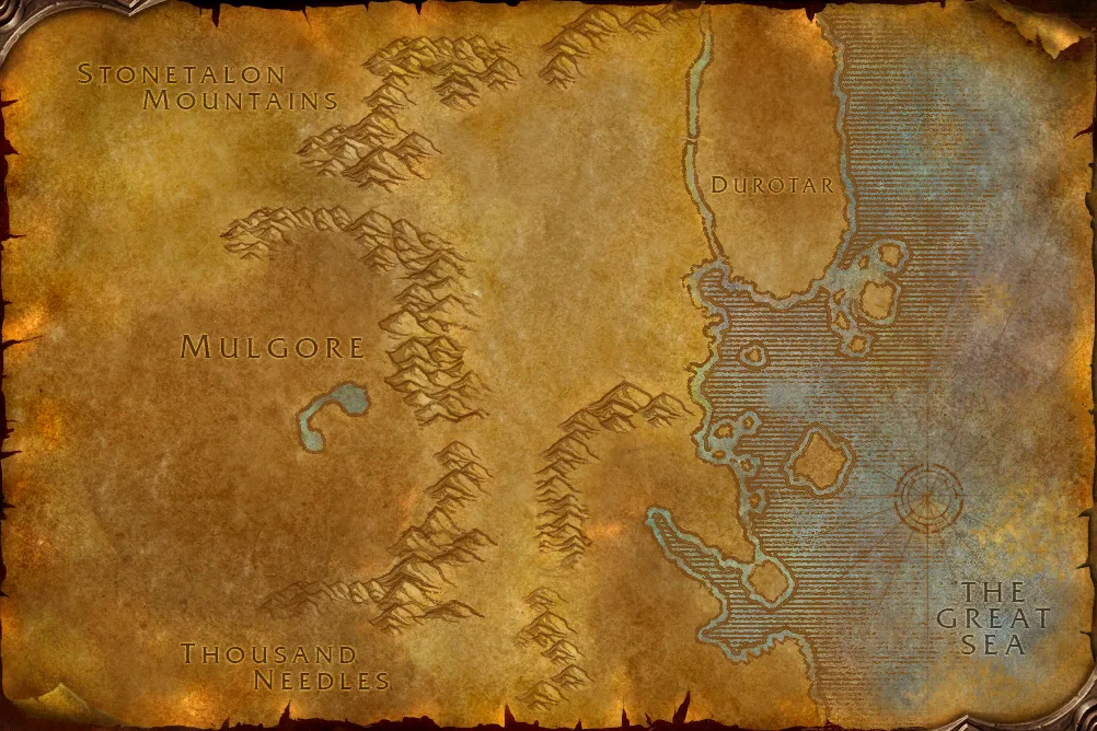 Map of The Barrens