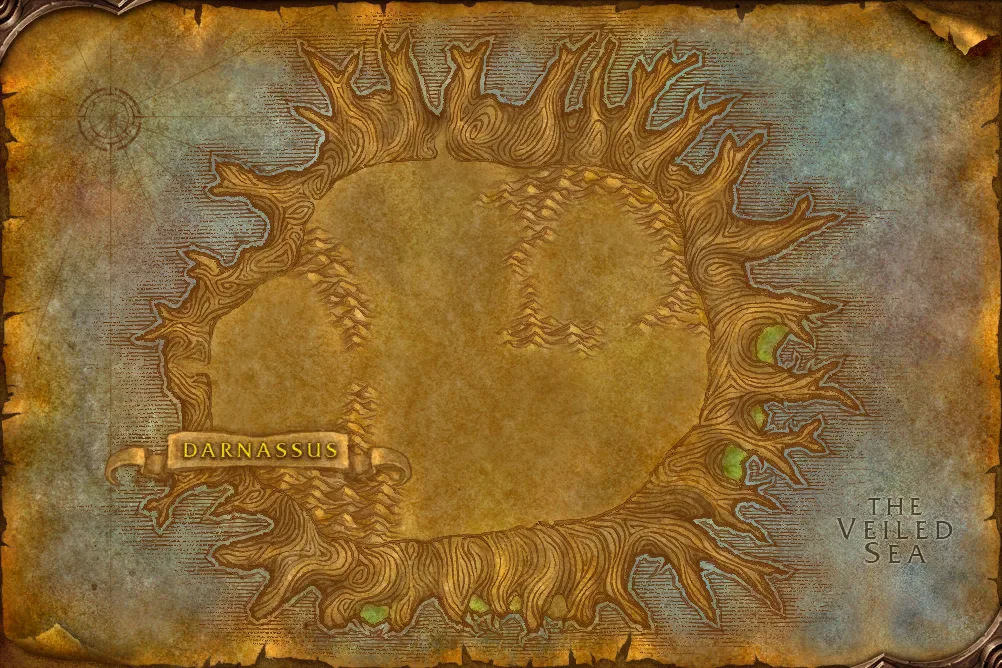 Map of Teldrassil