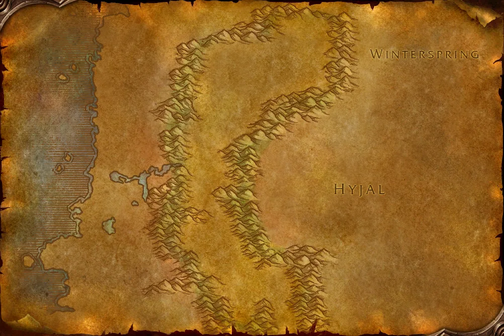 Map of Felwood